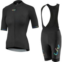 AliExpress NONE LIV Summer Cycling Jersey Bib Shorts Set Women 19D MTB Bicycle Short Sleeve Cycling Clothing Wear Maillot Conjunto Ropa Ciclismo