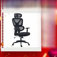 Vinsetto Mesh Office Chair Swivel Desk Chair w/ Adjustable Height Headrest Black