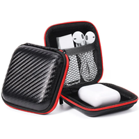 EVA Portable Earphone bag Coin Purse Headphone USB Cable Case U Disk Storage Box Wallet Carrying Pouch Bag Earphone Accessories