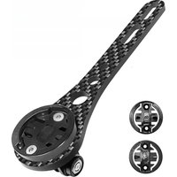 AliExpress BUCKLOS Carbon Fiber Bike Computer Holder 143mm 165mm Bicycle Speedometer Holder Road Mountain Bike Stopwatch Holder for Garmin