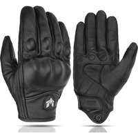 AliExpress ALPINES FOX Retro Motorcycle Leather Gloves Vintage Men Women Protective Touchscreen Motorbike Motorcross Cycling Guantes Moto Perforated