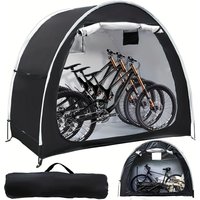 AliExpress NONE Bike Storage Shed Tent Spacious for 1-4 Bikes Portable Foldable Bicycle Sunshade Covers Shelter Waterproof Durable Bike Tent