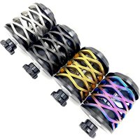 AliExpress NONE Folding Bike Rear Shocks For Brompton Bike Suspension Block Aluminum Alloy 3 Layer Spring Titanium Alloy Bolt /Steel Bolt