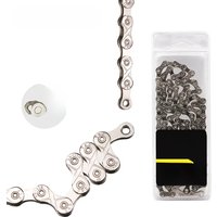 AliExpress riderace Bicycle Chain Ultralight 116L 8 9 10 11 12 Speed Silver Bike Chain Mountain Road For MTB 24/27/30 Variable Speed Cycling Chain