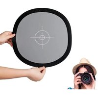 Lightdow 12x12 Inch (30 x 30 cm) White Balance 18% Gray Reference Reflector Grey Card Double-Sided With Carry Bag Folded Version