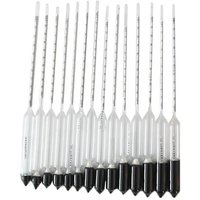 1PC 0.6/0.7/0.8/0.9/1/1.1/1.2--2.0 portable glass Densitometers liquid hydrometer Density Meter High precision liquid floater