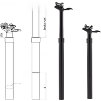 AliExpress TESNO MTB Road Bicycle Shock Absorber Seatpost Tube Bikes Seat Post Dropper Manual Travel Height Adjustable Suspension 30.9/31.6