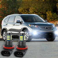 LED Front Fog Lamp Car Light Bulb For Honda CR-V CRV 2007 2008 2009 2010 2011 2012 2013 2014 2015 2016 2017 Accessories