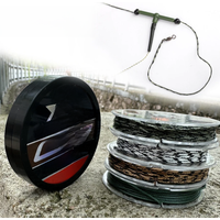 FTK Leadcore Carp Fishing Line 35LB/45LB/55LB 10M 15.9/20.45/25KG Make Carp Hair Rigs 4Colors Braided LeadLine