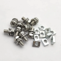 AliExpress NONE 10 Set Universal Motorcycle Scooter ATV Dirt Bike Battery Terminal Nut and Bolt Screws M5x10mm M6x12mm 4Ah 5Ah 6AH 7Ah