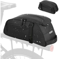 AliExpress NONE Reflective Mountain Bicycle Seat Bag Waterproof Bike Rear Rack Bag Bike Carrier Cycling Rear Rack Should Bag Cycling Accessories