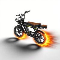 AliExpress KOOLUX X9 Pro Upgraded Versi EBike 20*4.0 Kenda Fat Tire 48V 31.2Ah Dual Battery Hydraulic Brakes 45KM/H Electric Cycle UK Stock