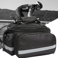 AliExpress OFFBONDAGE Bike 3 In 1 Waterproof Bicycle Trunk Bag MTB Road Bike Bag Large Capacity Travel Luggage Carrier Rear Seat Rack Panniers