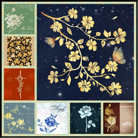 2025 Flower Hot Foils Rose Mother Gift Love Plates Background Scrapbooking Frames Card Craft No Clear Stamps Metal Cutting Dies