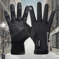 AliExpress sikeo Motorcycle Gloves Winter Thermal Fleece Lined Winterhermal Skin-Friendly Cycling Waterproof Antislip Touch Screen Warm Ski Glove
