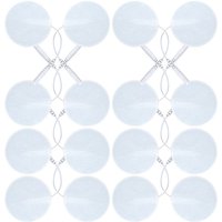 5cm Circular Electrode Pads with Tail for Electric Digital Muscle Massager Adhesive Relaxation Stickers for Stimulator