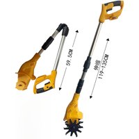Handheld Lithium Battery Micro-Tillage Loosening Lawn Mower For Agricultural Soil Tiller Small Electric Hoe Rotary Tillager 예초기