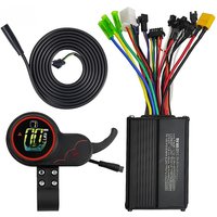 AliExpress NONE 48V 20A 500W Brushless Motor Sine Wave Universal Controller TF-100 TF100 LCD Display Throttle Kit for kugoo M4 Electric Scooter