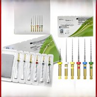 6pcs/BOX Dental File SOCO SC Root Canal Taper Endodontic File 25mm Heat Activated Rotary File Flexible Dentist Materials COXO