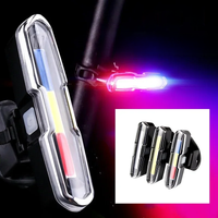 AliExpress Bike Rear Light IPX5 Waterproof Cycling Taillight Rechargeable Bicycle LED Tail Lamp Front Rear Light Set Cycling Accessories
