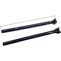 AliExpress NONE Litepro A65 for Brompton/Dahon/Birdy folding bicycle MTB carbon fiber modified balanced seat tube 31.8/33.9/34.9X580mm seatpost