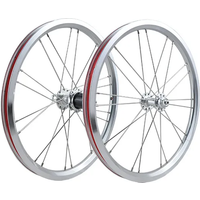 AliExpress Liteproelite Folding Bike JKLapin Outer 7 Speeds Wheelset 20 Hole Alloy 16Inch 349 Wheel For Brompton External 7speeds Bike