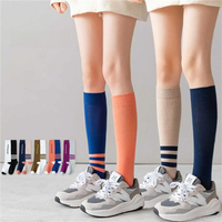 AliExpress 1 Pair Women High Quality Professional Sports Sock Anti-Slip Compression Socks Colorful Breathable Outdoor Racing Cycling Socks
