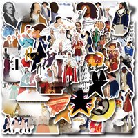 AliExpress GOGOTU 10/30/55PCS Musical Hamilton Stickers Decals For Notebook Phone Fridge Guitar Suitcase Bike DIY Decoration Funny Graffiti Toys
