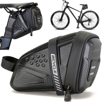 AliExpress NONE 1L Bicycle Saddle Bag EVA Hard Shell Refletive MTB Road Bike Saddle Bag Waterproof Seat Rear Tool Pouch Bag Cycling Accessories