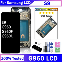 TFT Quality S9 Display for Samsung S9 LCD G960 G960F G960N G9600 G960U display Touch Screen Digitizer with Frame Replacement