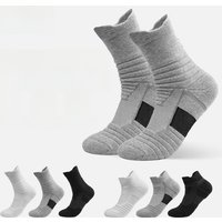 AliExpress WRELS Athletic Running Socks No Blister Cushion Moisture Wicking Socks for Cycling Sport Crew Socks Arch Support Cushioned Socks