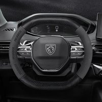 Suede Leather Car Steering Wheel Cover For Peugeot 3008 4008 5008 208 e208 2008 e2008 207 206 Carbon Fiber Non-slip Wheel Covers