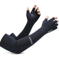 AliExpress SHENGMEIYU Cool Men Women Arm Sleeve Gloves Running Cycling Sleeves Fishing Bike Sport Protective Arm Warmers UV Protection Cover