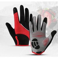 AliExpress Fezrgea Cycling Anti-slip Full Finger Gloves MTB Bike Bicycle Warm Gloves Pad Men Women Breathable Anti-shock Sports Gloves