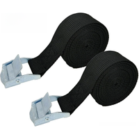 AliExpress NONE 2pcs 5M Car Tension Rope Tie Down Strap Strong Ratchet Belt Car Luggage Bag Cargo Lashing Strap for Truck Motorcycle Bike Boat