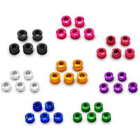 AliExpress JKLitepro Mountain Road Bike 5pc/lot Single/Double 130BCD Chainwheel Bolts Crank Sprocket Screws Nuts 6.5/8.5mm For brompton