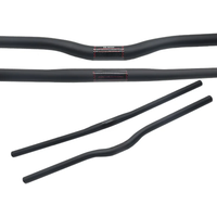 AliExpress FCFB 25.4 Full Carbon Handlebar Folding Bike Horizontal Handle Bar 400-700MM One-Shaped Ultralight Bicycle Straight Handlebar