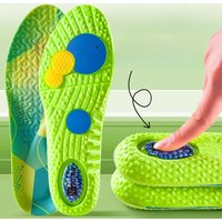 PU air cushion sports insole soft and comfortable sole arch support insole men's and women's elastic shock absorption insole