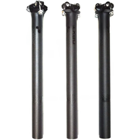 AliExpress Race Face NEXT Carbon Fiber Seat Post Bike Seatpost Road/Mtb Bicycle Seatposts 3k Matte 27.2 30.8 31.6mm*350 400mm cycling