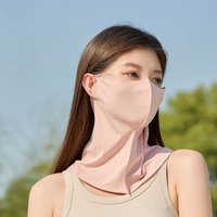 AliExpress NONE Women Summer UV Protection Neck Scarf Ice Silk Face Mask Cover Outdoor Wrap Cover Sports Cycling Sun Proof Sunscreen Dustproof