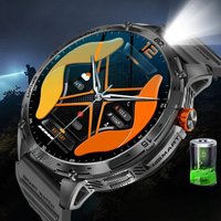 2026 New For Android iOS Smart Watches Men Outdoor 730mAh Large Battery Sports Bluetooth Call 1.75" Ultra HD AMOLED Smartwatch
