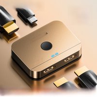 Vention HDMI 2.1 Switcher 8K@60Hz 4K@120Hz for Laptop PC PS5 Monitors Xbox TV Bi-Directional 2 in 1 Out 1 in 2 Out HDMI Splitter