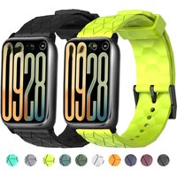 Silicone Strap For Xiaomi Smart Band 9 Pro 8Pro Smartwatch Sports Watchband Accessories For Redmi Watch 4 5 Replacement Bracelet