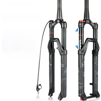 AliExpress NANLIO X7 Bicycle Suspension Air Fork Rebound Adjustment 26/27.5/29Inch Straight/Tapered RL/LO MTB Bike Fork 120 140MM Travel