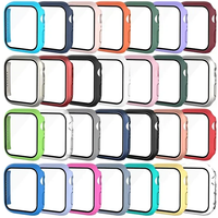 Tempered Glass Screen Protector For Apple Watch Series 8 7 6 5 4 3 SE 2022 41mm 45mm 44mm 40mm Iwatch Protective Film Protection