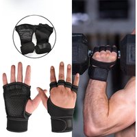 AliExpress cycle zone Weightlifting Training Gloves Fitness Sports Body Building Gym Hand Wrist Palm Protector Gloves MTB Cycling Gloves for Men Women