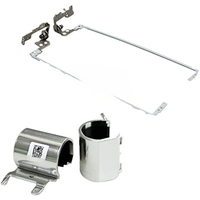 LCD Screen Hinges & Silver Cover Replacement for HP 15-BS 15T-BS 15-BW 15Z-BW 250 G6 255 G6