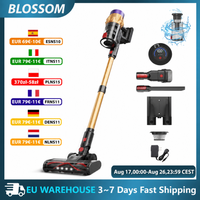 Blossom V18 Akku-Staubsauger, 550 W, 45 kPa, 55 Minuten Akku-Staubsauger mit Touchscreen, 6 Pfund, sehr leicht