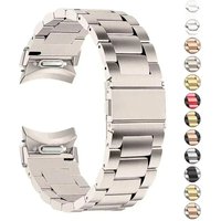 No Gaps Quick Fit Stainless Steel Strap For Samsung Galaxy7FE 7 6 5 4 44 40mm 5 Pro 45mm Band For Galaxy Watch 6Classic 43 47mm