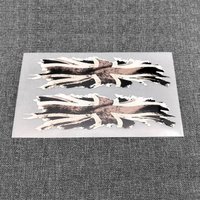 AliExpress 2Pcs Waterproof Reflective British Union Flag Jack Torn Style Motorcycle Stickers Bike Decals Motorcycle Accessories